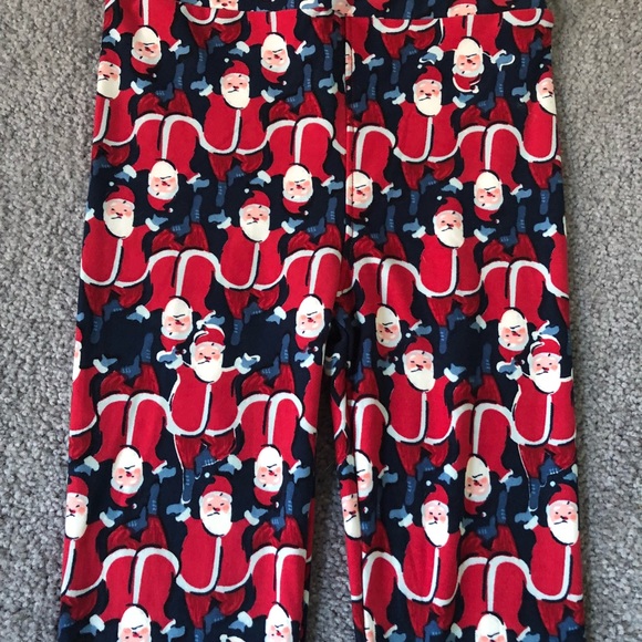 LuLaRoe Kids Christmas Leggings - Picture 1 of 3